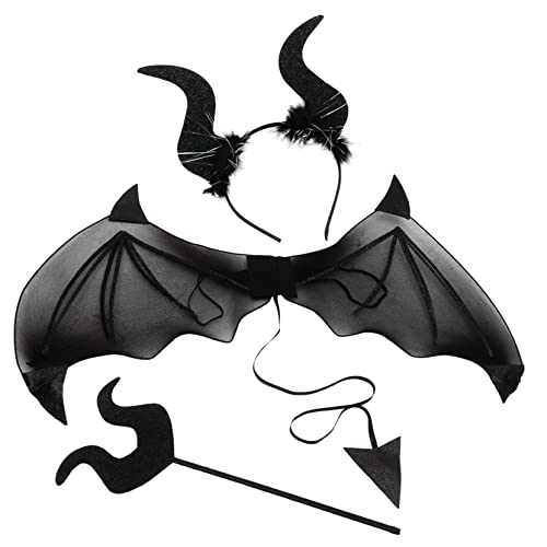 UPKOCH 1satz Teufel Kostüm Set Teiliges Zubehör Für Halloween Karneval Und Cosplay Teufelshörner Teufelsflügel Teufelsstab Für Kostümpartys Und Thematische Veranstaltungen UPKOCH 1satz Teufel Kostüm Set Teiliges Zubehör Für Halloween Karneval Und Cosplay Teufelshörner Teufelsflügel Teufelsstab Für Kostümpartys Und Thematische Veranstaltungen von UPKOCH