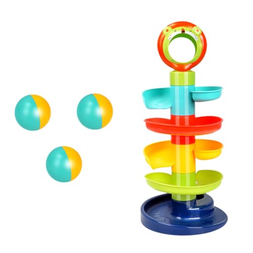 UPKOCH 1Satz Turm Für Lernspielzeug Mit Schichten Und Bällen Interessantes Track Toy Motorik Und Fantasie Sicheres Lebensmittelechtes Material Ab Jahr von UPKOCH