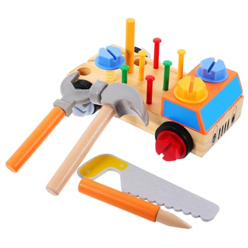 UPKOCH 1Satz Werkzeugkasten für Schraubendreher Schrauben und Hammer Pädagogisches Holzspielzeug Feinmotorik und Kreativität Geeignet für Jungen und Mädchen UPKOCH 1Satz Werkzeugkasten für Schraubendreher Schrauben und Hammer Pädagogisches Holzspielzeug Feinmotorik und Kreativität Geeignet für Jungen und Mädchen von UPKOCH