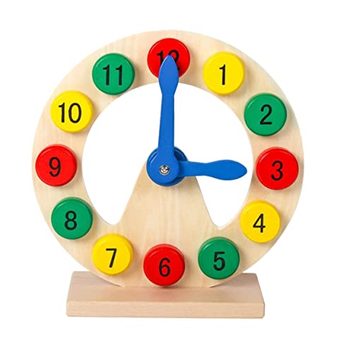 UPKOCH 1Stk Digitale Uhr aus Holz Lernspielzeug aus Holz Uhr Spielzeug lernuhr Kinder kinderlernuhr Spielzeug für Kleinkinder Spielzeuge Spielzeug Uhr für Kinder Uhr-Puzzle-Spielzeug von UPKOCH