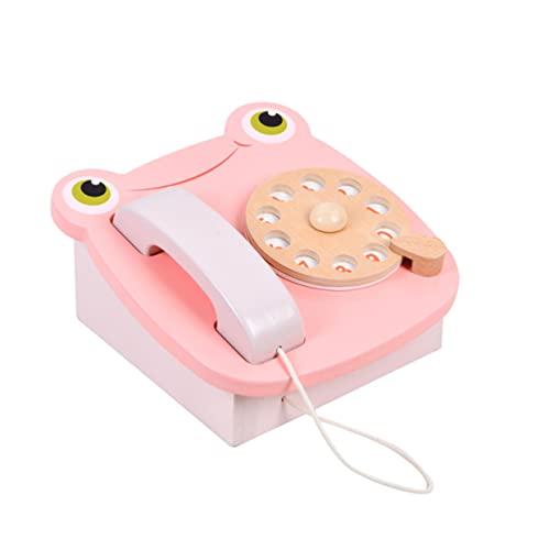 UPKOCH 1Stk Frosch Telefon holzspielzeug kindertelefon holzspielsachen für Weihnachten Telefonspielzeug für Kindererziehung hölzern UPKOCH 1Stk Frosch Telefon holzspielzeug kindertelefon holzspielsachen für Weihnachten Telefonspielzeug für Kindererziehung hölzern von UPKOCH