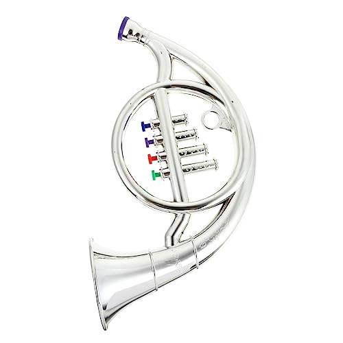 UPKOCH 1Stk Horn-Modell hühner Horn Nachbildung Hornornament Spielzeughupe -Waldhorn Bildungsspielzeug simuliertes Horn Überzug Silver UPKOCH 1Stk Horn-Modell hühner Horn Nachbildung Hornornament Spielzeughupe -Waldhorn Bildungsspielzeug simuliertes Horn Überzug Silver von UPKOCH