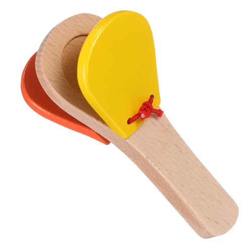 UPKOCH 1Stk Kastagnettenklöppel Klappbrett Musikinstrumente für Kleinkinder kinderinstrumente musikinstrumente Toys Fingerkastagnette Musikalisches Schlagzeug Bambus UPKOCH 1Stk Kastagnettenklöppel Klappbrett Musikinstrumente für Kleinkinder kinderinstrumente musikinstrumente Toys Fingerkastagnette Musikalisches Schlagzeug Bambus von UPKOCH