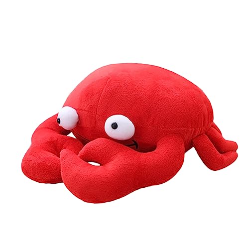 UPKOCH 1Stk Krabbenpuppe künstliche Dekoration Vogelnest romantische Strümpfe Bettkissen Sparren Schaum Crab Toy crabtoy Krabben-Wurfskissen Kuscheltier PP Baumwolle rot von UPKOCH