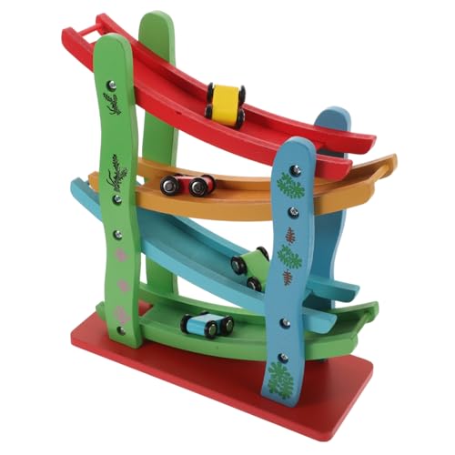 UPKOCH Lernspielzeug Für Kinder | Vierschichtige Holzschienen | Sichere Runde Kanten | Spielzeug | Kreatives Holzspielzeug von UPKOCH