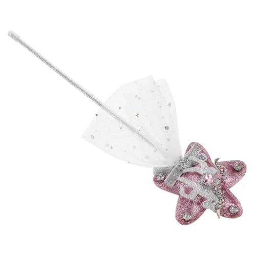 UPKOCH 1Stk Zauberstab für kindergeschenke игрушки для девочек Unicorn Party Toys Fee Plüsch Geburtstagsgeschenk Kostümzubehör für Kinderkleidung Stoff Rosa von UPKOCH