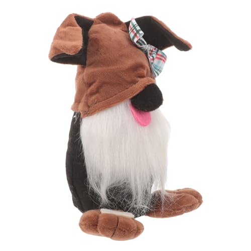 UPKOCH 1Stk langhaarige Welpenpuppe Dinosaurierspielzeug Figuren Hunde Plüschtiere deko Party für wohnaccessoires Kindergeschenkpuppe Plüschpuppe Grey von UPKOCH