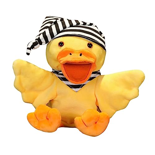 UPKOCH 1Stück Cartoon Ente Handpuppenspielzeug für Eltern Junge Mädchen Interaktion Weiche Plüschpuppe Kommunikation und Fantasie für Gelb UPKOCH 1Stück Cartoon Ente Handpuppenspielzeug für Eltern Junge Mädchen Interaktion Weiche Plüschpuppe Kommunikation und Fantasie für Gelb von UPKOCH