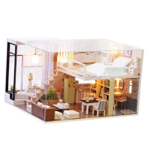 UPKOCH 1Stück DIY Kreatives Bausatz Cottage Für Ruhige Wartezeiten Wohnung Modell Zum Selberbauen Für Freunde Und Familie Handgemachtes Spaßspielzeug von UPKOCH