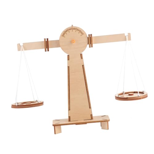 UPKOCH 1Stück Holzschuppen Lernspielzeug Für DIY Balance Scale Mit Hebelwirkung Pädagogisches Mathematikfähigkeiten Für Geburtstagsgeschenke von UPKOCH