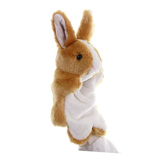 UPKOCH 1Stück Kaninchen Plüsch Handpuppe Realistisches für Interaktive Geschichten und Rollenspiele Süßes Kuscheltier für Jungen für Kreativität von UPKOCH