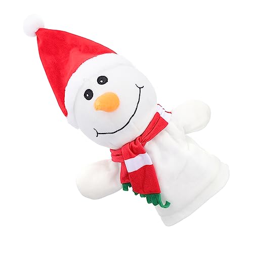 UPKOCH 1Stück Kreative Fingerpuppen aus Entzückendes Schneemann für Geschichten und Interaktion Kinderaktivitäten Stärkung der Eltern Bindung von UPKOCH