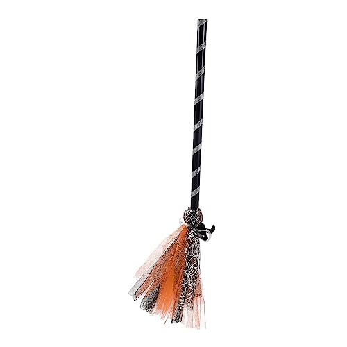 UPKOCH 1Stück Kreativer Halloween Hexenbesen Besom Prop für Kostümpartys Cosplay Halloween Dekoration aus Hochwertigem Material Sicher und Langlebig Farbdesign von UPKOCH