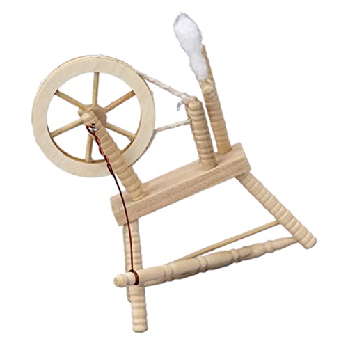 UPKOCH 1Stück Maßstab Mini Hauszubehör Retro Handspinnmaschine von UPKOCH