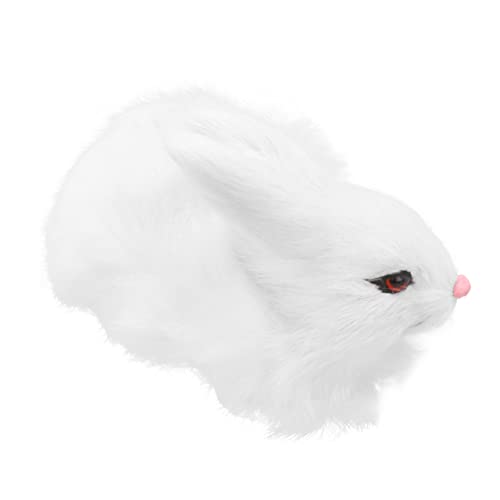 UPKOCH 1Stück Plüschkaninchen Modell Realistisches Mini Simulation Hase Weißes Plüschtier für Dekoration und Langlebig und Leicht UPKOCH 1Stück Plüschkaninchen Modell Realistisches Mini Simulation Hase Weißes Plüschtier für Dekoration und Langlebig und Leicht von UPKOCH