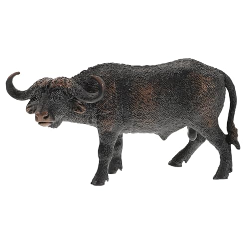 UPKOCH 1stück Büffelmodell Lebensechte Tierfigur Für Dekoration Spielzeug Und Geschichtenerzählen Für Zuhause Und Bastelprojekte von UPKOCH