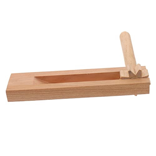 UPKOCH Matraca-Spielzeug Für Kinder – Geräuschmacher Mit Ratschenmechanismus Aus Holz Handschlaginstrument Pädagogische Kastagnette Tragbar von UPKOCH