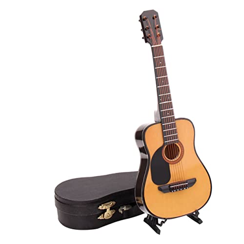 UPKOCH 1Stk Mini-Gitarrenmodell musikinstrumente Musical Instruments caakg Schreibtischzubehör heim Modelle Haushaltsdekoration Mini-Gitarren-Dekor Ornamente Geburtstagsgeschenk schmücken von UPKOCH