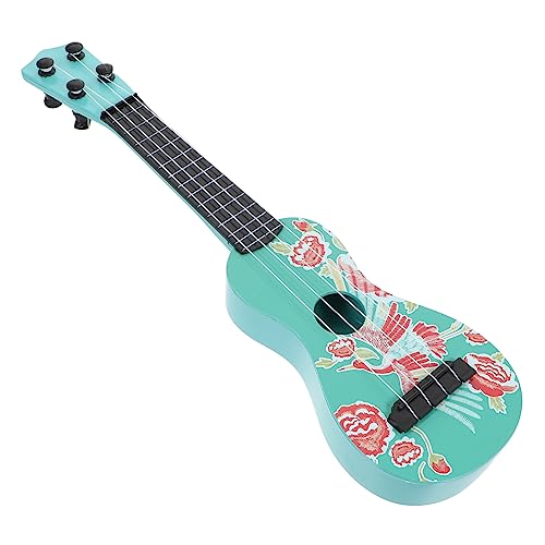 UPKOCH Ukulele-Gitarre Für Jungen Und Mädchen Mini-gitarrenspielzeug Für Kleinkinder Kunststoffinstrument Musiknoten Für Frühes Lernen von UPKOCH