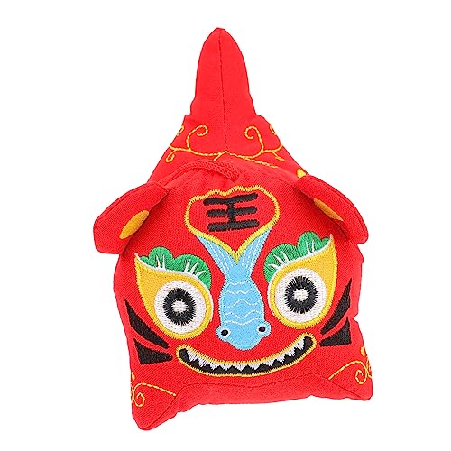 UPKOCH Niedliches Tiger-Maskottchen Zum Chinesischen Neujahr Stofftier Antike Tierpuppe Für Heimdekoration Pp-baumwollmaterial 15 X 12 cm Rot UPKOCH Niedliches Tiger-Maskottchen Zum Chinesischen Neujahr Stofftier Antike Tierpuppe Für Heimdekoration Pp-baumwollmaterial 15 X 12 cm Rot von UPKOCH