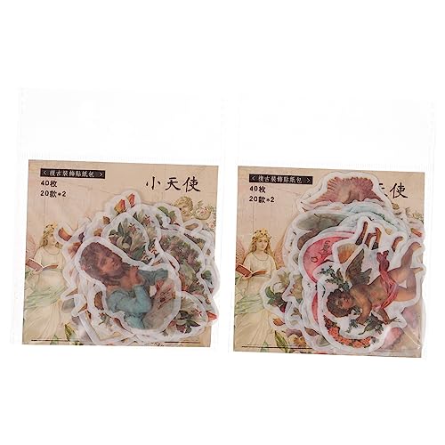 UPKOCH 2 Boxen Mit Dekorativen Scrapbook-aufklebern Im Vintage-Stil Handkonto-zubehör Aufkleber Scrapbook-Set Scrapbook-kit UPKOCH 2 Boxen Mit Dekorativen Scrapbook-aufklebern Im Vintage-Stil Handkonto-zubehör Aufkleber Scrapbook-Set Scrapbook-kit von UPKOCH