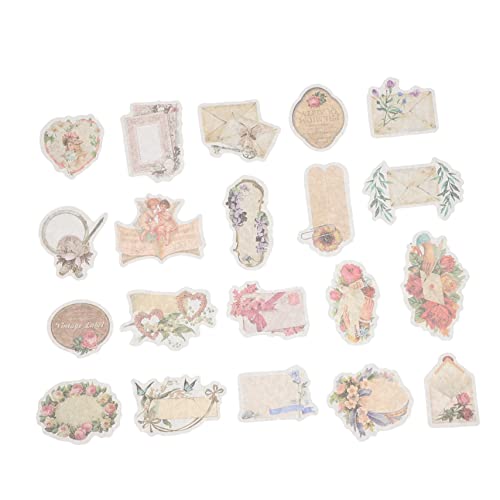 UPKOCH 2 Boxen Mit Dekorativen Sammelalbum-aufklebern Vintage-Scrapbooking-aufklebern Sicherem Praktischem Sammelalbum-kit von UPKOCH