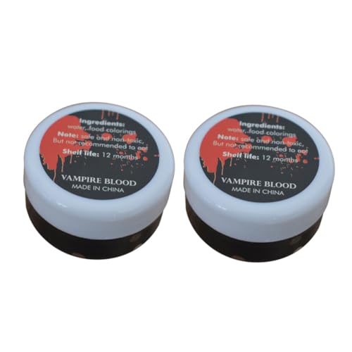 UPKOCH 2 Karton Halloween-Plasmapaste Halloween Zombie -Kostüm künstliches Blut Halloween Fake Blood Halloween Costumes Kunstblut-Requisite gefälschte Blutplasma-Stütze Wasser von UPKOCH