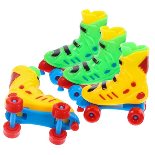 UPKOCH 2 Paar Finger Skateboard Set Rollschuhspielzeuge für Finger Stressabbau für Zufällige Farben Perfektes für Sportliebhaber Zufällige Farbe Zufällige Farbe von UPKOCH