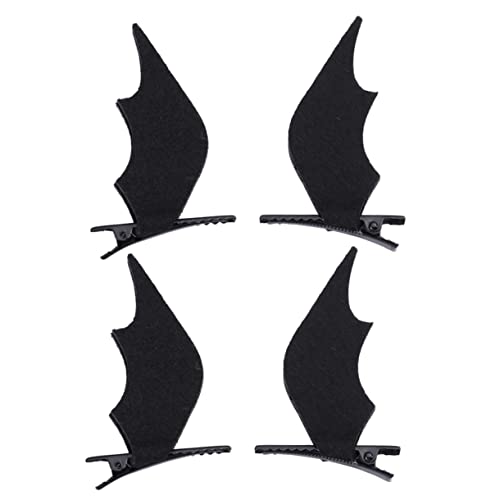 UPKOCH 2 Paar Teufelsflügel Haarspange Fledermausflügel Kostüm Gothic Erwachsene Accessoires Fledermaus Haarspangen Cosplay Halloween Dekoration Haarnadel Frauen Haaraufsätze Halloween von UPKOCH