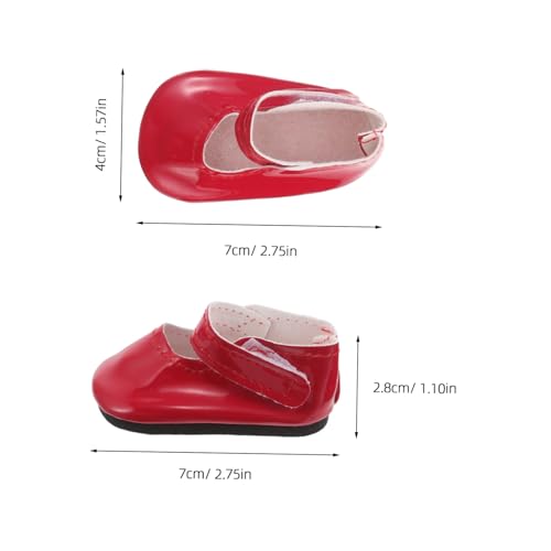 UPKOCH 2 Paare Puppenschuhe für Mädchenpuppen Mini Fake Leder Schuhe Komfortabel Sicherer Sitz Langlebig zum Ankleiden Puppenhaus-Dekoration UPKOCH 2 Paare Puppenschuhe für Mädchenpuppen Mini Fake Leder Schuhe Komfortabel Sicherer Sitz Langlebig zum Ankleiden Puppenhaus-Dekoration von UPKOCH
