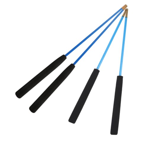 UPKOCH 2 Paare Schwingen Sie Die Stange Jonglierstab Jonglieren Mit Diabolo-Stick Stick-diabolo-ersatz Diabolo-jonglierwerkzeug Diabolo-jonglierstock Diabolo-handstabgriff Kupfer Blue von UPKOCH
