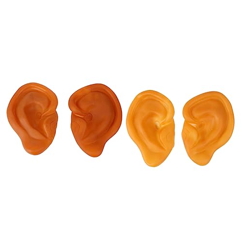 UPKOCH 2 Paare fasle easr Halloween Requisitenohren blutiges Ohr falsche Kostümohren Cosplay falsche Ohren Fake ohringe von UPKOCH