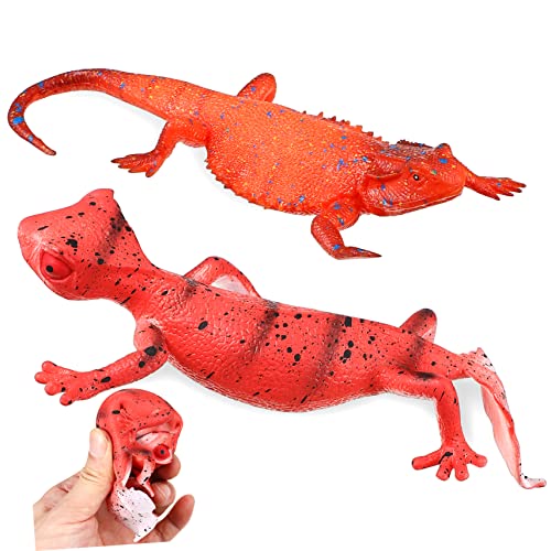 UPKOCH 2 Pcs Scary Für Jungen Tiere Figuren Reptil Modelle Tiere Statuen Landschaft Ornamente PVC UPKOCH 2 Pcs Scary Für Jungen Tiere Figuren Reptil Modelle Tiere Statuen Landschaft Ornamente PVC von UPKOCH