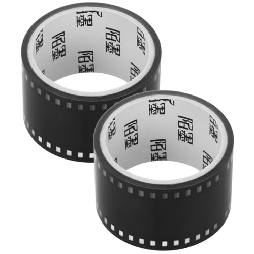 UPKOCH 2 Rollen Film Film Aufkleber Klebeband Schwarz The Pet UPKOCH 2 Rollen Film Film Aufkleber Klebeband Schwarz The Pet von UPKOCH