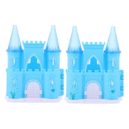 UPKOCH Mini-puppenhaus-schlossdekor Aus Abs-Kunststoff 2 Stück Dekorationen in Villa-schlossform Für Jungen Und Mädchen Zur Spielzimmerdekoration Und Für Projekte UPKOCH Mini-puppenhaus-schlossdekor Aus Abs-Kunststoff 2 Stück Dekorationen in Villa-schlossform Für Jungen Und Mädchen Zur Spielzimmerdekoration Und Für Projekte von UPKOCH