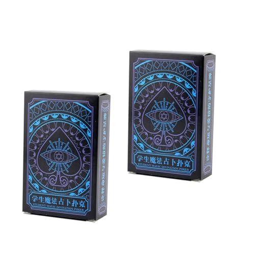 UPKOCH 2 STK. Tarot-Pokerkarten Spielkarten Playing Cards Deck of Cards Poker Cards Poker Deck Poker Sets Kartenspiel Spiele Pokerkarte aus Papier Brettspiel-Poker Weissagungspoker UPKOCH 2 STK. Tarot-Pokerkarten Spielkarten Playing Cards Deck of Cards Poker Cards Poker Deck Poker Sets Kartenspiel Spiele Pokerkarte aus Papier Brettspiel-Poker Weissagungspoker von UPKOCH