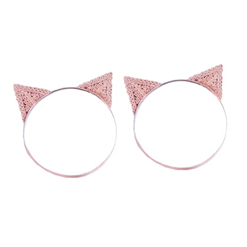 UPKOCH 2 STÜCK Teiliges Katzenohren Haarband für Weiche Haarreifen Rosa Dehnbar und Langlebig als Haarschmuck und Niedliches Accessoire für Mädchen von UPKOCH