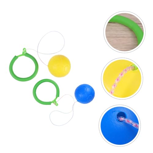 UPKOCH 2 STÜCK Teiliges Springball für Leichter Hüpfball mit Beinen Federnder Sprungspielzeug für Fitness und Freizeit Geeignet für Jungen und Mädchen im Freien Zufällige Zufällige Farbe von UPKOCH