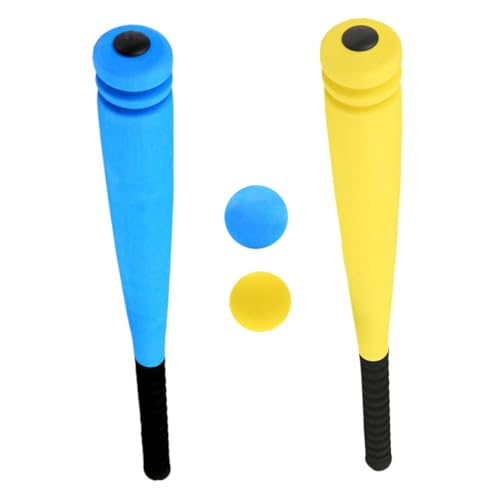 UPKOCH 2 Sätze -Baseball baseballschläger Kindergarten Baseballschläger Wasserspielzeug Fledermäuse Kapsel Spielzeugbälle und Schläger Schaumstoffschläger und Ball von UPKOCH
