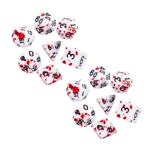 UPKOCH 2 Sätze Blutwürfel Tragbare Würfel Spielwürfel Lustige Würfel Spielrequisiten Rollenspielwürfel Würfel Mit Unregelmäßigen Punkten Partyzubehör Polyedrische Würfel Mehrseitige UPKOCH 2 Sätze Blutwürfel Tragbare Würfel Spielwürfel Lustige Würfel Spielrequisiten Rollenspielwürfel Würfel Mit Unregelmäßigen Punkten Partyzubehör Polyedrische Würfel Mehrseitige von UPKOCH