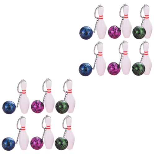 UPKOCH 2 Sätze Bowling Schlüsselanhänger Kunststoff Schlüsselring Bowling Pendant Für Taschen Und Gepäckdekoration Mitgebsel Für Bowlingpartys Und Sportevents 6 Stück * 2 UPKOCH 2 Sätze Bowling Schlüsselanhänger Kunststoff Schlüsselring Bowling Pendant Für Taschen Und Gepäckdekoration Mitgebsel Für Bowlingpartys Und Sportevents 6 Stück * 2 von UPKOCH