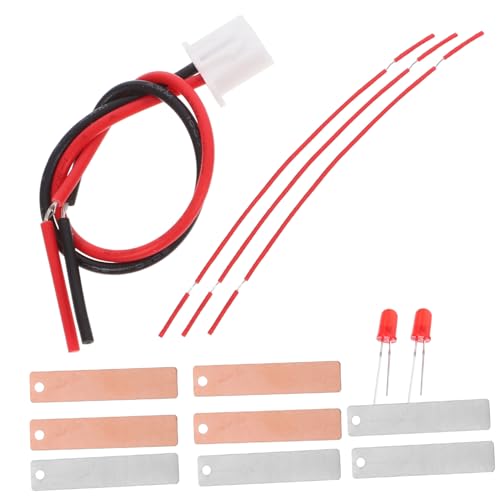 UPKOCH 2 Sätze DIY Fruchtbatterie Experimentierkasten mit Metall Kupfer Platten Orangen Kartoffel Zitronen Batterie Physik Lernset mit LED für Schulunterricht und Familienaktivitäten von UPKOCH