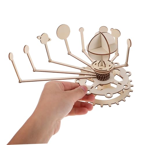 UPKOCH 2 Sätze DIY Solar System Modell Kit aus Holz Sicher Tragbar Stem Lernspielzeug für Praktisches Bildungsset für Schule Zuhause und Wissenschaftsexperimente von UPKOCH