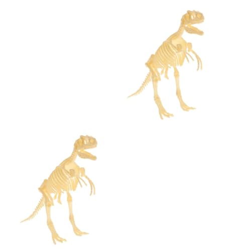 UPKOCH 2 Sätze Dinosaurier-Skelettmodell Dinosauriermodell zusammenbauen Dinosaurier-Spielzeug Dinosaurierskelettmodell Dinosaurierwissenschaftliches Lernspielzeug Spielzeuge Geschenk 4d von UPKOCH