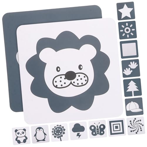 UPKOCH Lernkarten Zur Frühen Visuellen Entwicklung Für Babys Kontrastreiche Sensorikkarten Für Neugeborene Lernen Und Spielen UPKOCH Lernkarten Zur Frühen Visuellen Entwicklung Für Babys Kontrastreiche Sensorikkarten Für Neugeborene Lernen Und Spielen von UPKOCH