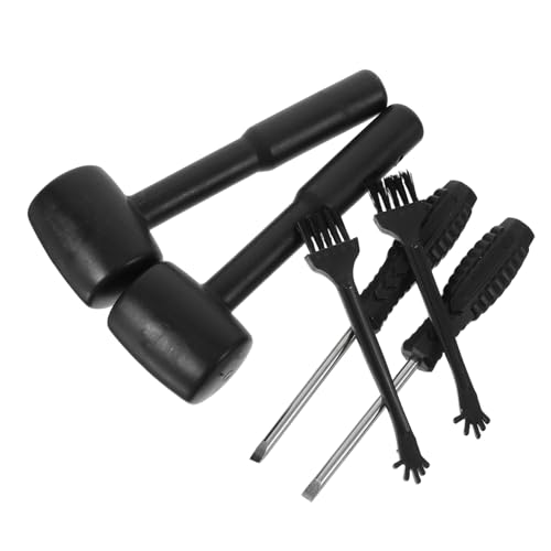 UPKOCH 2 Sätze Graben Werkzeuge Mini-Hasen-statuen -Statue Kleinkindspielzeug Klauenhammer Kleine Lager Lager Star-Chasing-Ordner Kinderspielzeug Plastik Black UPKOCH 2 Sätze Graben Werkzeuge Mini-Hasen-statuen -Statue Kleinkindspielzeug Klauenhammer Kleine Lager Lager Star-Chasing-Ordner Kinderspielzeug Plastik Black von UPKOCH