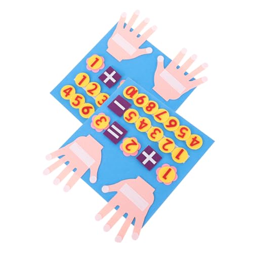 UPKOCH 2 Sätze Handgefertigte Filz mathematikspielzeuge für Vorschulkinder Pädagogische Rechenhilfe mit Addition und Subtraktion Langlebiges Lernspielzeug für Kindergarten und Frühe UPKOCH 2 Sätze Handgefertigte Filz mathematikspielzeuge für Vorschulkinder Pädagogische Rechenhilfe mit Addition und Subtraktion Langlebiges Lernspielzeug für Kindergarten und Frühe von UPKOCH