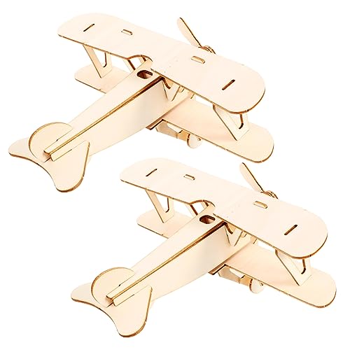 UPKOCH 2 Sätze Holzflugzeug Puzzle DIY Modellbau für Dekorativer Holzspielzeugflieger Sicher und Kreativ für Familien und Freunde Teiliges UPKOCH 2 Sätze Holzflugzeug Puzzle DIY Modellbau für Dekorativer Holzspielzeugflieger Sicher und Kreativ für Familien und Freunde Teiliges von UPKOCH