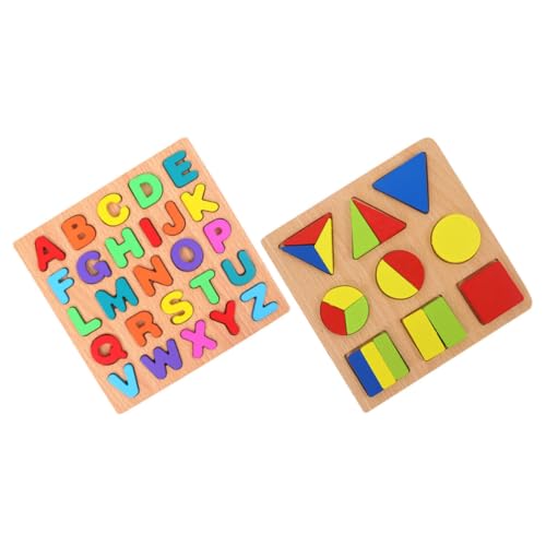 UPKOCH 2 Sätze Holzspielzeug Lernpuzzle Buchstaben und Geometrische Formen zum Formenlernen Fördert Feinmotorik Kognitives Denken und Eltern Junge Mädchen beziehungsspielzeug UPKOCH 2 Sätze Holzspielzeug Lernpuzzle Buchstaben und Geometrische Formen zum Formenlernen Fördert Feinmotorik Kognitives Denken und Eltern Junge Mädchen beziehungsspielzeug von UPKOCH
