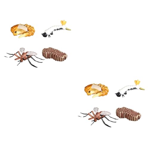 UPKOCH 2 Sätze Insektenfigurenmodell bastelzeug Craft zabawki stymulujące rozwój ziernieten Modelle tortendeko Einschulung Simulation Insektenmodell Moskito-Modell Tier einstellen Kind von UPKOCH
